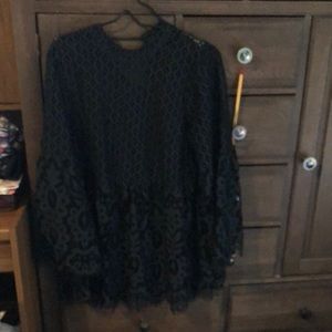 Beautiful Lace blue shirt